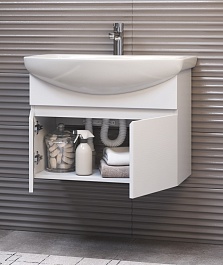 Vigo Тумба под раковину Wing 600-2-0 подвесная белая – фотография-4